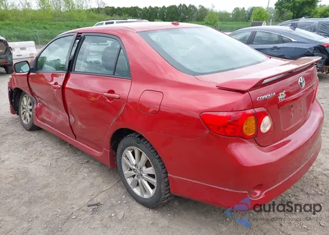 2010 Toyota Corolla S из США, поврежденный, VIN 2T1BU4EE7AC454861